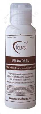 Olej na odstranění zápachu z tlamy FAUNA ORAL 100ml pro psy Aromaterapie