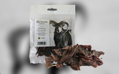 Sušené mufloní maso BOHEMIA PET FOOD 50g