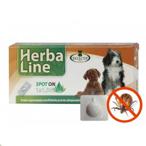 HerbaLine BIO SpotOn pro střední a velké psy 1,5ml